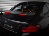 Carbon Spoiler With External Brackets Uprights + LED compatible with BMW M2 F87