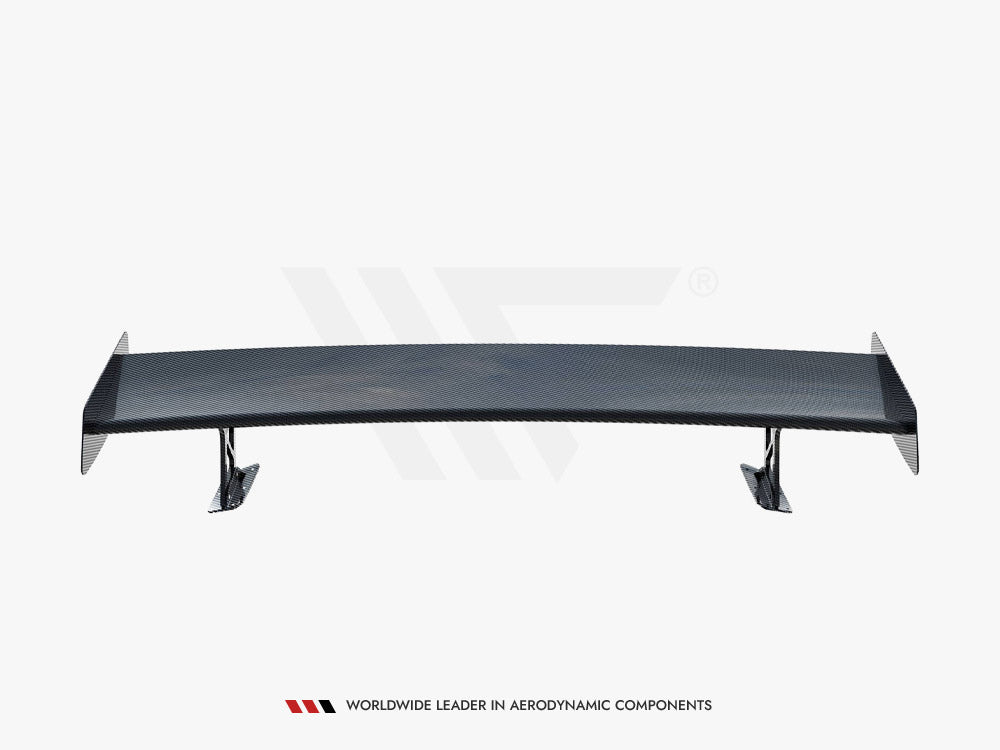 Carbon Spoiler With External Brackets Uprights + LED compatible with BMW M2 F87