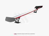 Carbon Spoiler With External Brackets Uprights + LED compatible with BMW M2 F87