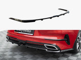 Central Rear Splitter (Vertical Bars) compatible with Kia ProCeed GT-Line Mk1
