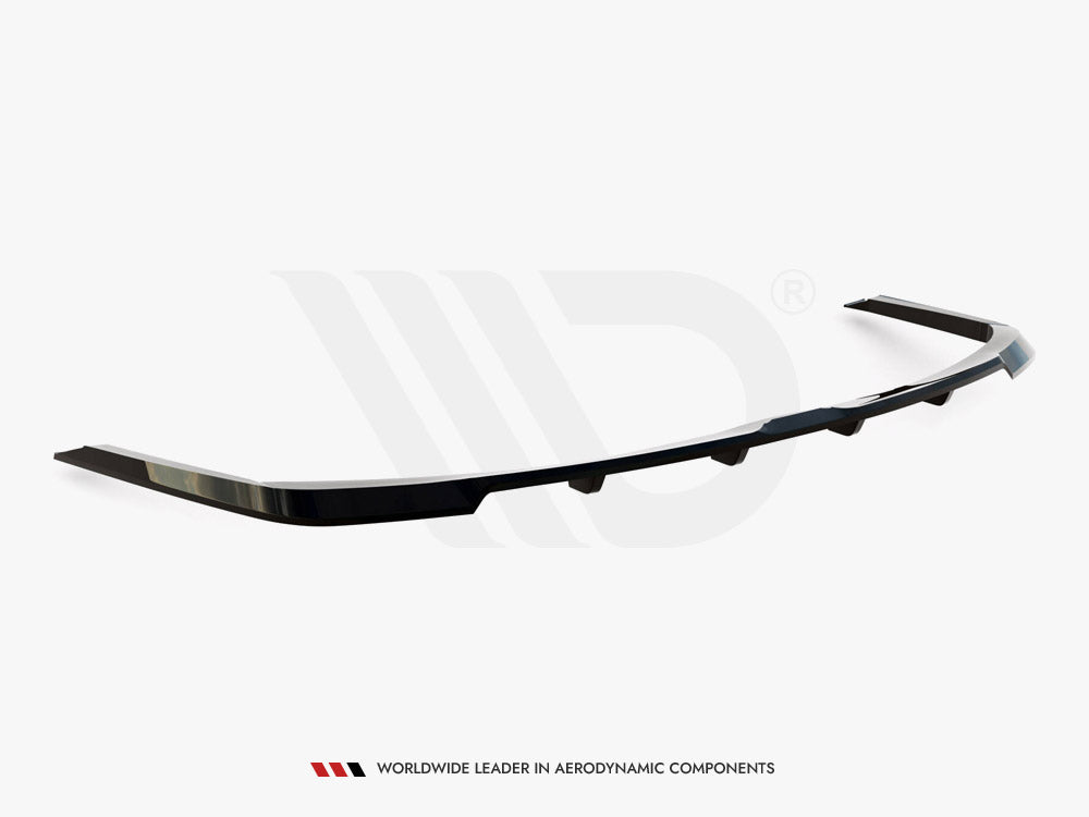 Central Rear Splitter (Vertical Bars) compatible with Kia ProCeed GT-Line Mk1