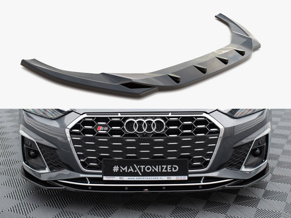 Front Splitter V.1 compatible with Audi S5 / A5 S Line F5 Facelift
