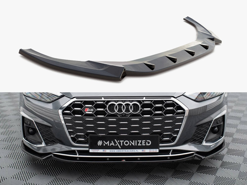 Front Splitter V.2 compatible with Audi S5 / A5 S Line F5 Facelift