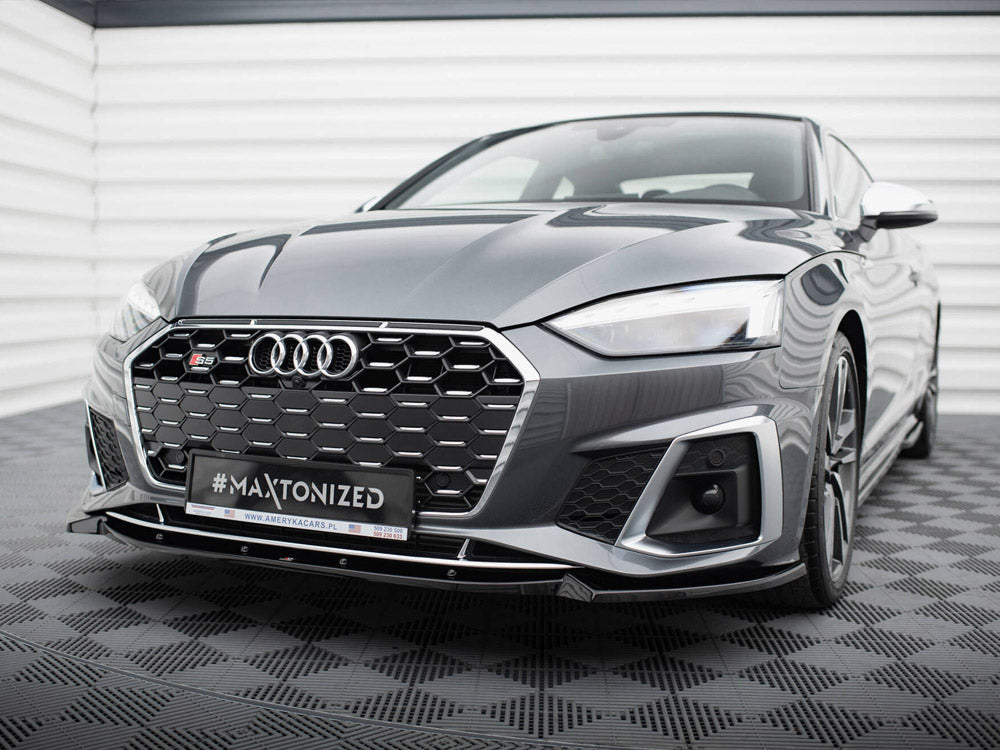 Front Splitter V.2 compatible with Audi S5 / A5 S Line F5 Facelift
