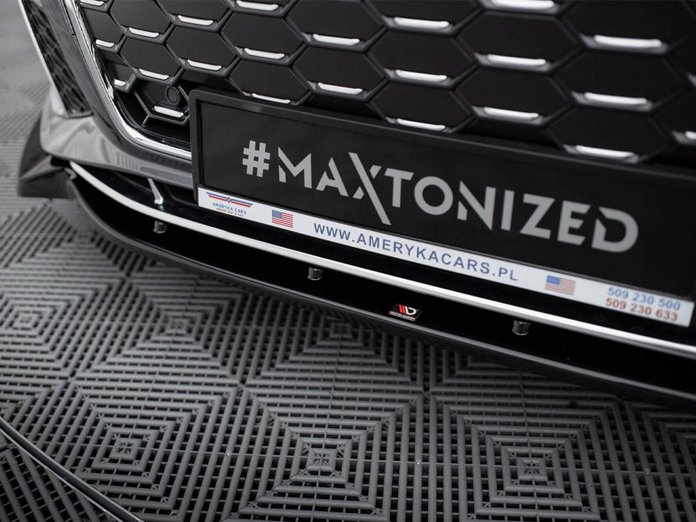Front Splitter V.2 compatible with Audi S5 / A5 S Line F5 Facelift