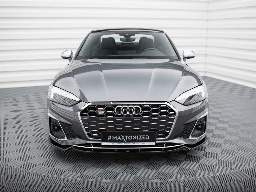 Front Splitter V.2 compatible with Audi S5 / A5 S Line F5 Facelift