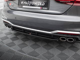 Rear Splitter compatible with Audi S5 Sportback / Coupe F5 Facelift