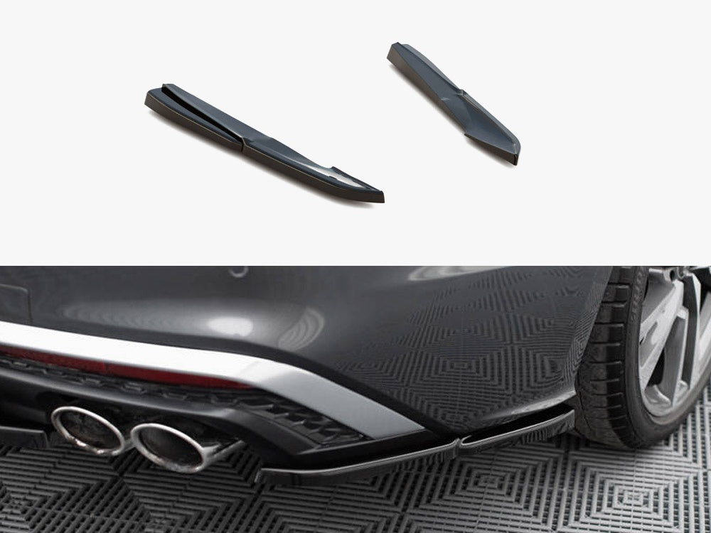 Rear Side Splitters compatible with Audi S5 Sportback / Coupe F5 Facelift