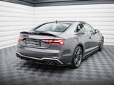 Rear Side Splitters compatible with Audi S5 Sportback / Coupe F5 Facelift