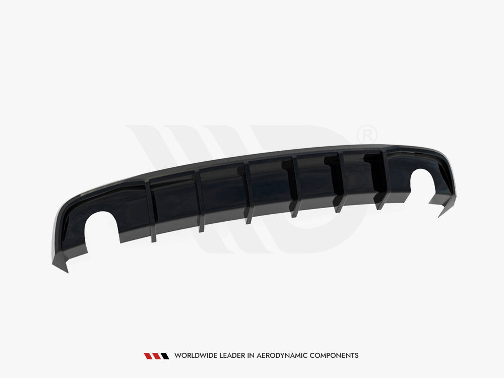 Rear Valance compatible with Audi S5 / A5 S Line 8T Facelift (Version with single exhausts on both sides)