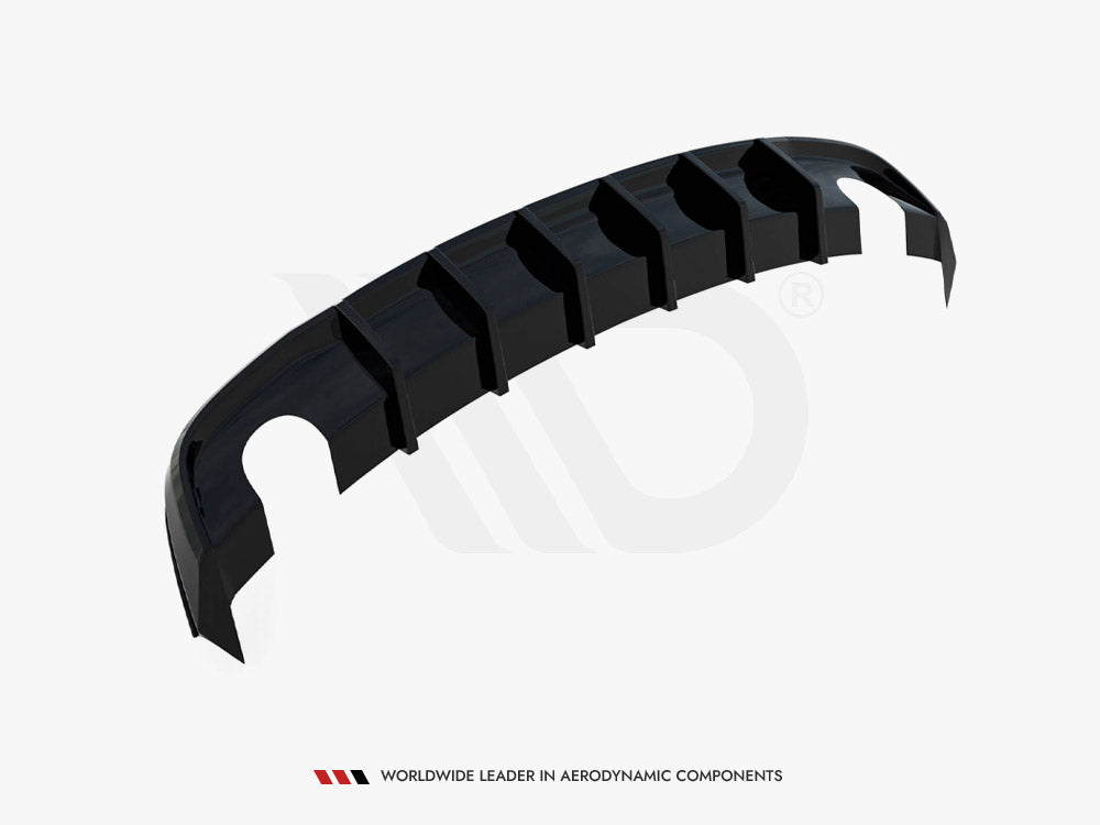 Rear Valance compatible with Audi S5 / A5 S Line 8T Facelift (Version with single exhausts on both sides)