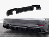 Rear Valance compatible with Audi A3 S Line Sportback 8V Facelift (Version with single exhausts on both sides)
