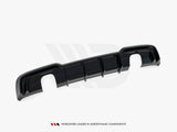 Rear Valance compatible with Audi A3 S Line Sportback 8V Facelift (Version with single exhausts on both sides)