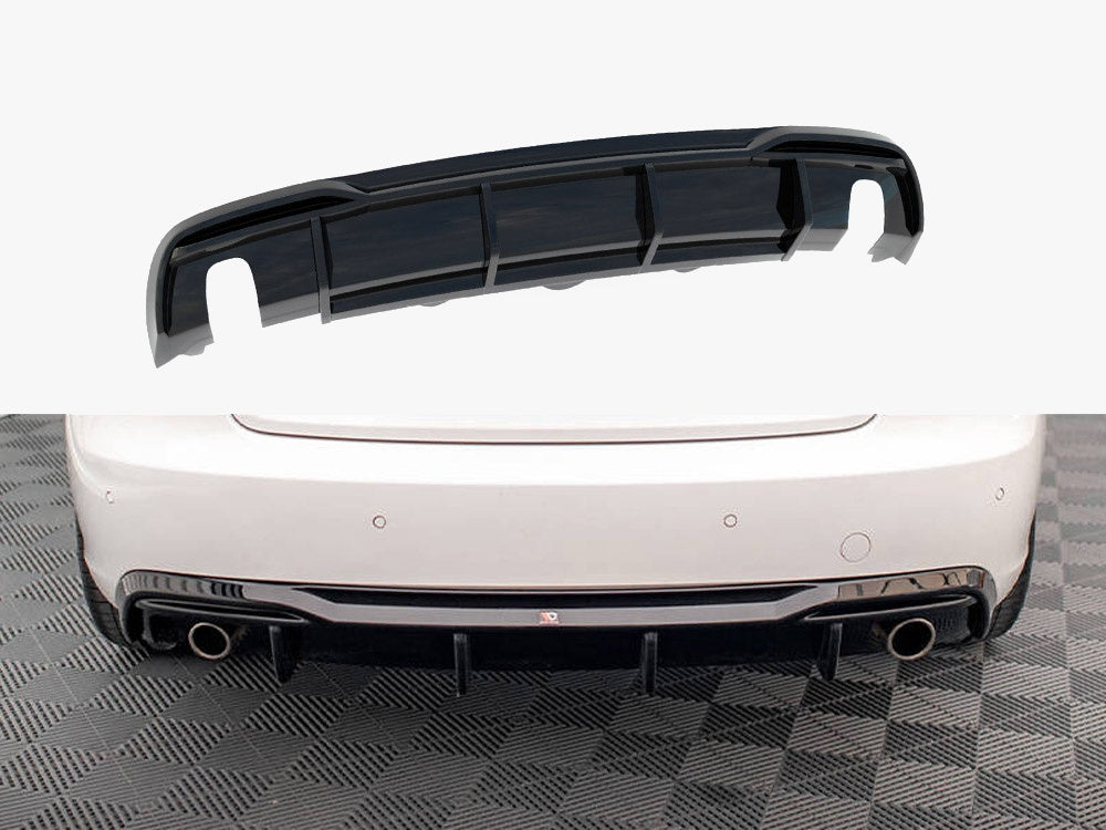 Rear Valance compatible with Audi A5 Coupe 8T Facelift (Version with single exhausts on both sides)