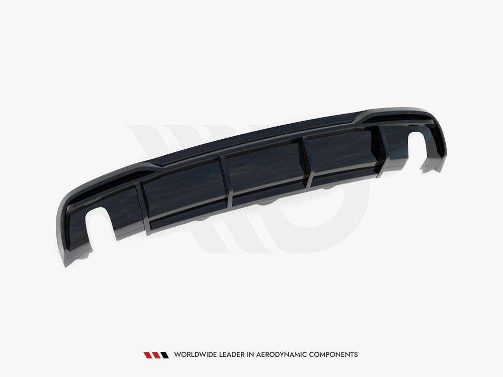 Rear Valance compatible with Audi A5 Coupe 8T Facelift (Version with single exhausts on both sides)