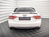 Rear Valance compatible with Audi A5 Coupe 8T Facelift (Version with single exhausts on both sides)