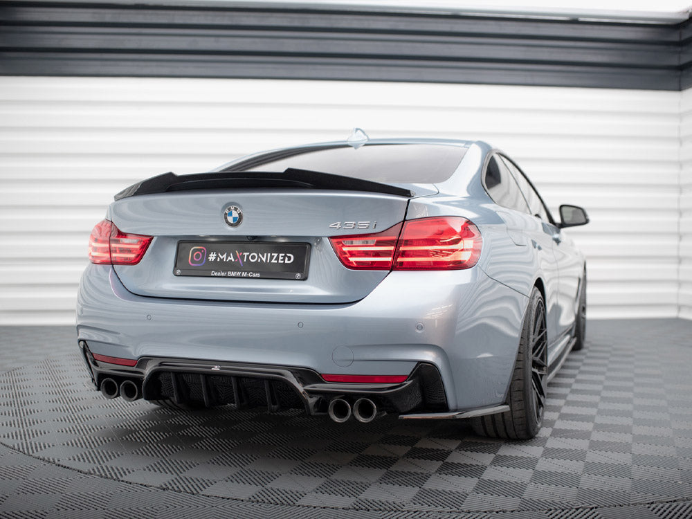 Rear Valance compatible with BMW 4 Coupe / Gran Coupe / Cabrio M-Pack F32 / F36 / F33 (Version with dual exhausts on both sides)