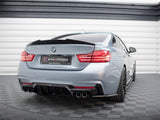 Rear Valance compatible with BMW 4 Coupe / Gran Coupe / Cabrio M-Pack F32 / F36 / F33 (Version with dual exhausts on both sides)