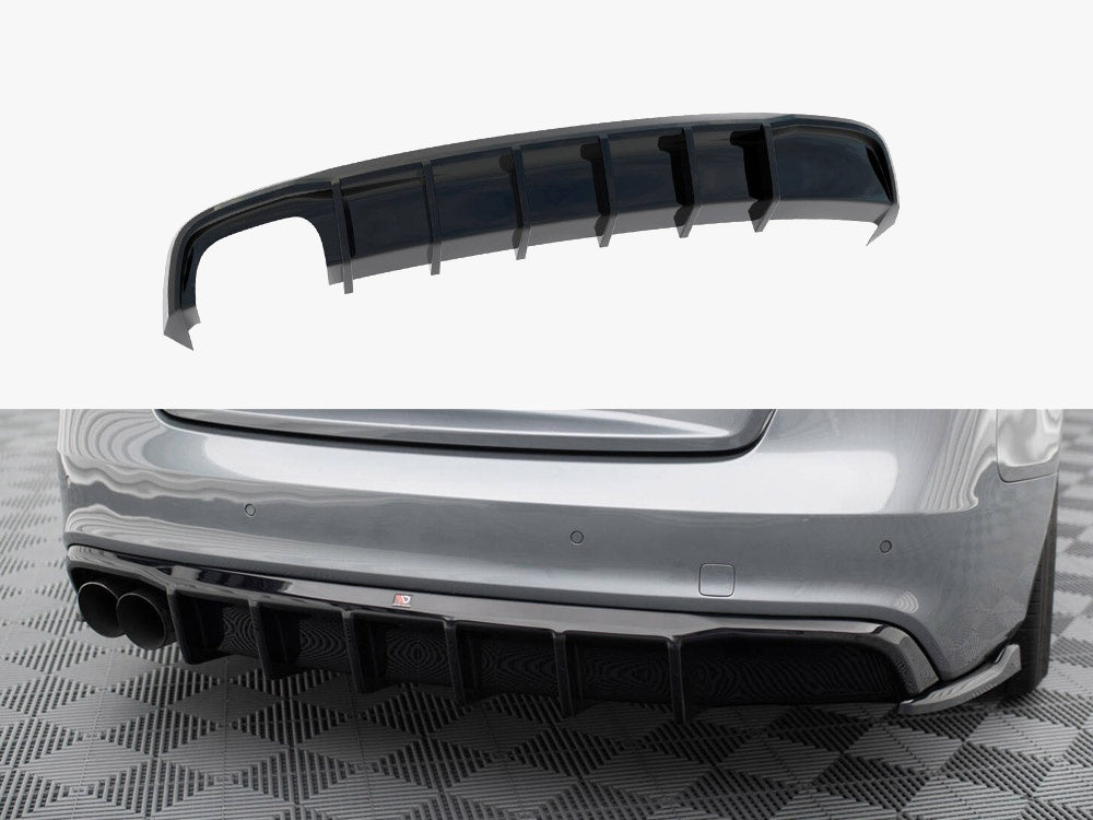 Rear Valance compatible with Audi S5 / A5 S Line 8T Facelift (Single Side dual exhaust Version)