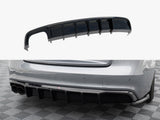 Rear Valance compatible with Audi S5 / A5 S Line 8T Facelift (Single Side dual exhaust Version)