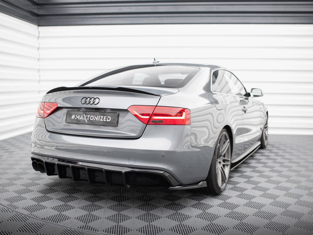 Rear Valance compatible with Audi S5 / A5 S Line 8T Facelift (Single Side dual exhaust Version)