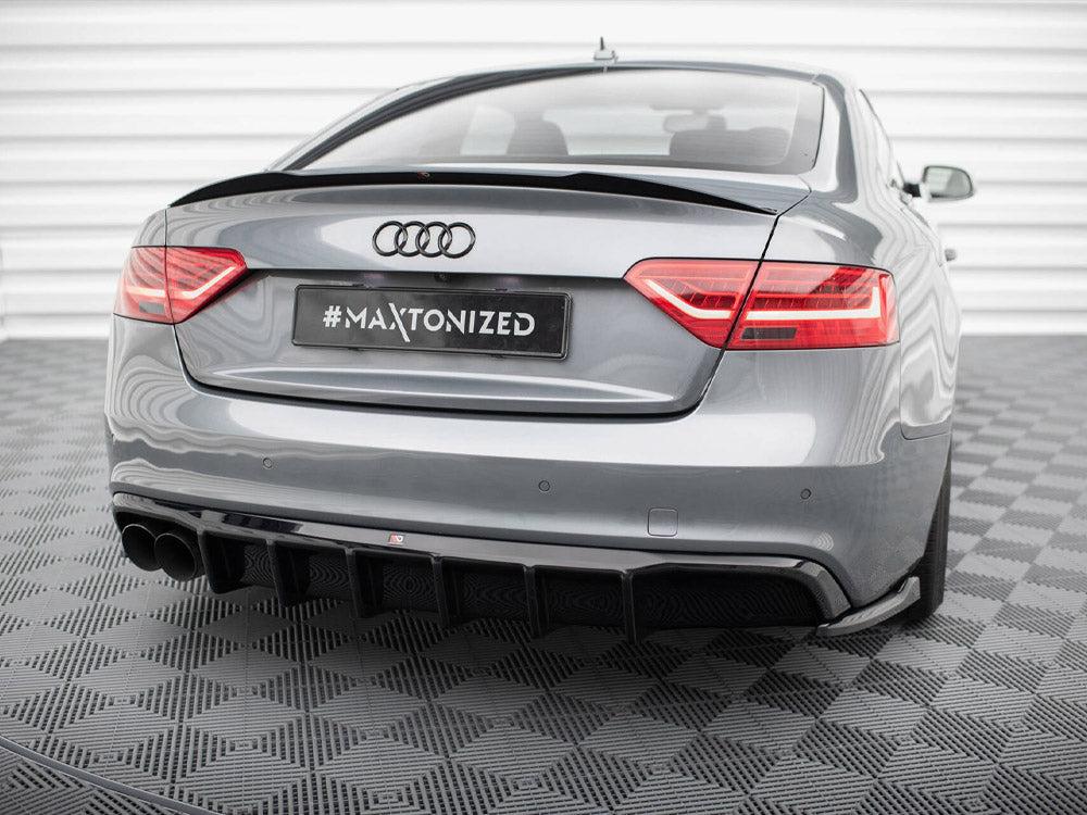 Rear Valance compatible with Audi S5 / A5 S Line 8T Facelift (Single Side dual exhaust Version)