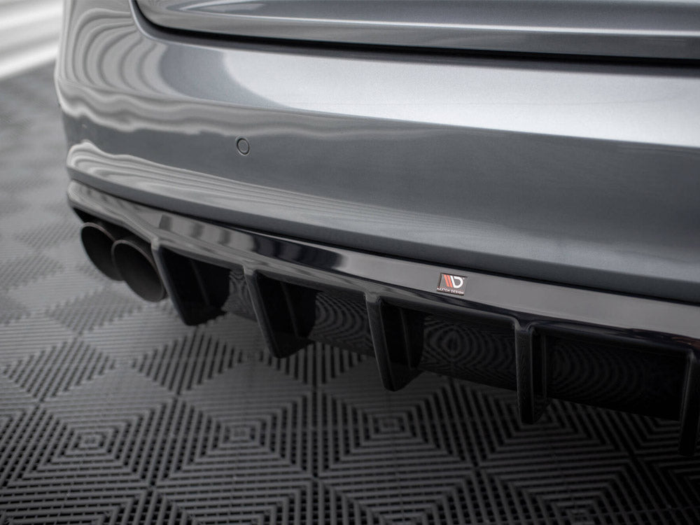 Rear Valance compatible with Audi S5 / A5 S Line 8T Facelift (Single Side dual exhaust Version)