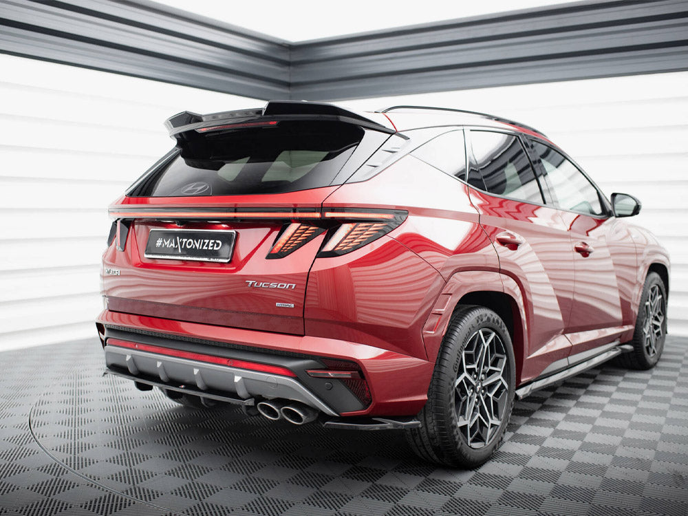 Rear Splitter (Vertical Bars) compatible with Hyundai Tucson N Line Mk4