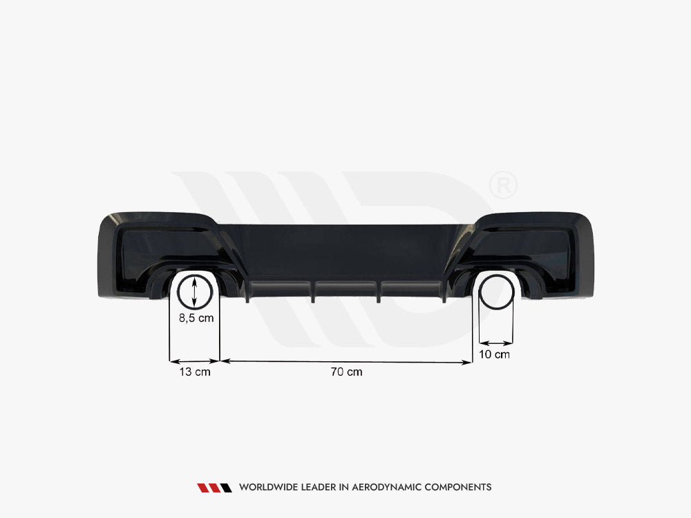 Rear Valance compatible with BMW M135i F20 / F21 (2011-2015)