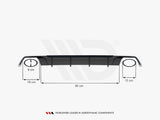 Rear Valance V.2 compatible with SEAT Leon Mk3.5 Cupra Estate