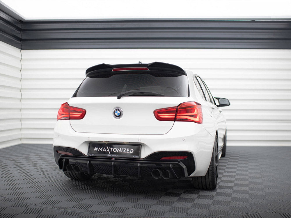 Rear Valance V.3 compatible with BMW 1 M-Pack / M140i F20 Facelift (Version with dual exhausts on both sides)