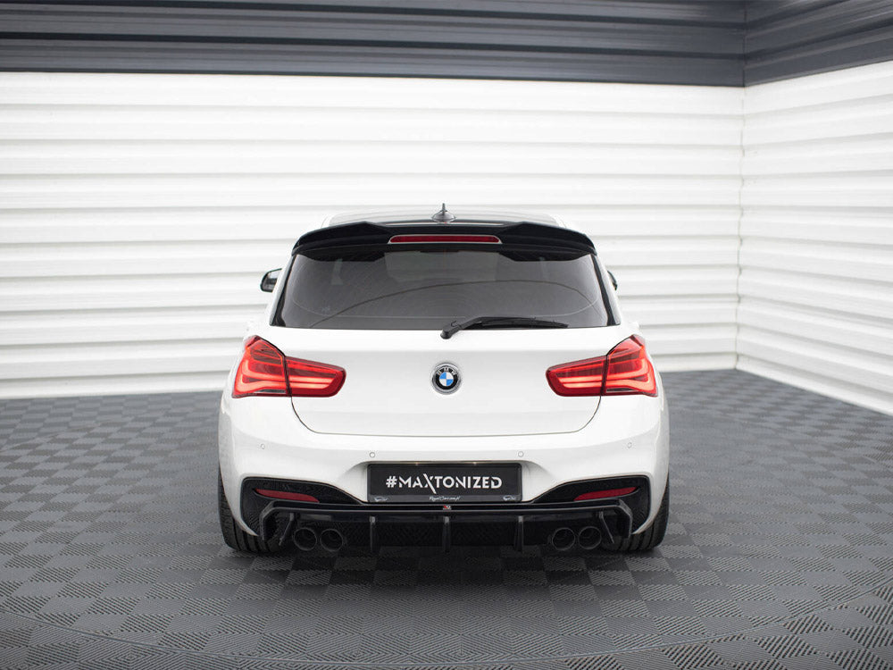 Rear Valance V.3 compatible with BMW 1 M-Pack / M140i F20 Facelift (Version with dual exhausts on both sides)