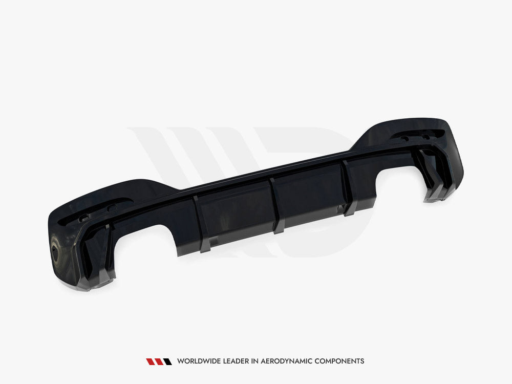Rear Valance V.3 compatible with BMW 1 M-Pack / M140i F20 Facelift (Version with dual exhausts on both sides)