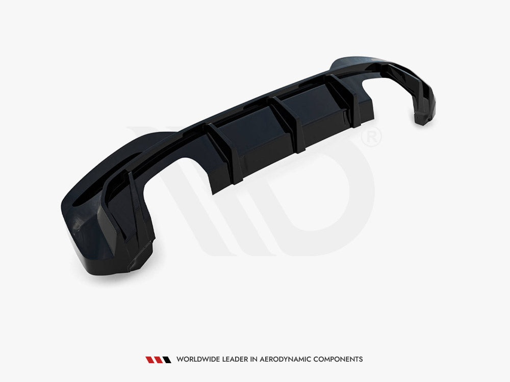 Rear Valance V.3 compatible with BMW 1 M-Pack / M140i F20 Facelift (Version with dual exhausts on both sides)