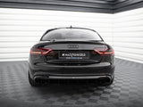 Rear Valance compatible with Audi S5 / A5 S Line Coupe / Cabrio 8T (Version with single exhausts on both sides)