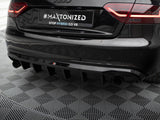 Rear Valance compatible with Audi S5 / A5 S Line Coupe / Cabrio 8T (Version with single exhausts on both sides)
