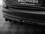 Rear Valance compatible with Audi S5 / A5 S Line Coupe / Cabrio 8T (Version with single exhausts on both sides)