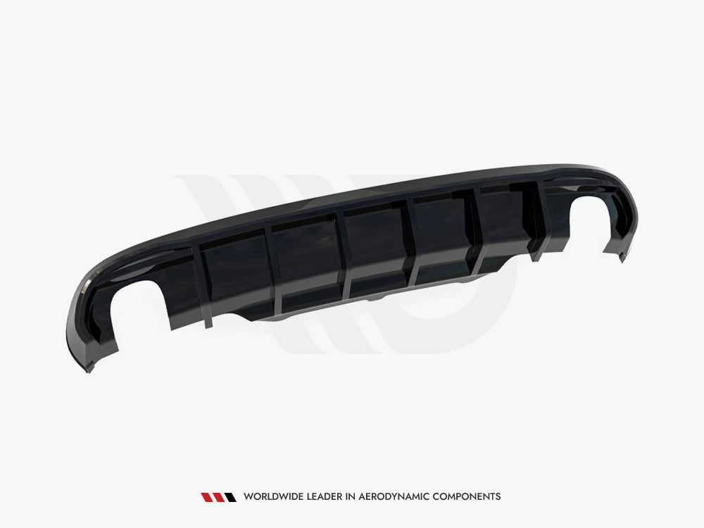 Rear Valance compatible with Audi S5 / A5 S Line Coupe / Cabrio 8T (Version with single exhausts on both sides)