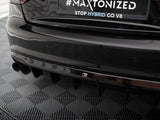 Rear Valance compatible with Audi S5 / A5 S Line Coupe / Cabrio 8T (Single Side dual exhaust Version)