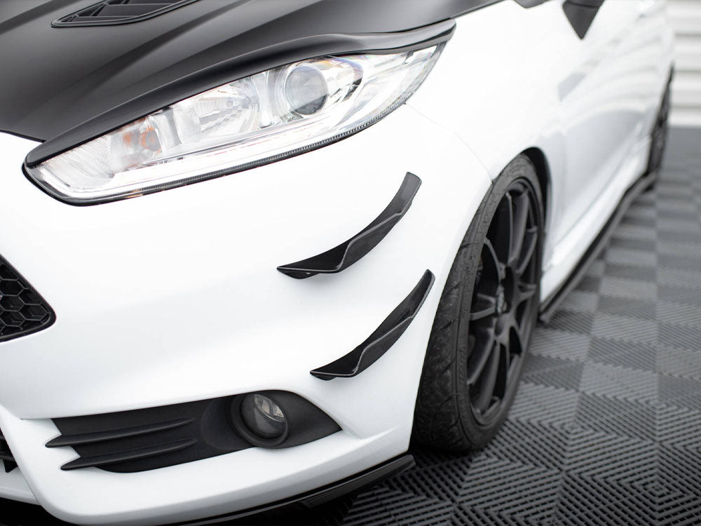 Front Bumper Wings (Canards) compatible with Ford Fiesta ST Mk7 Facelift