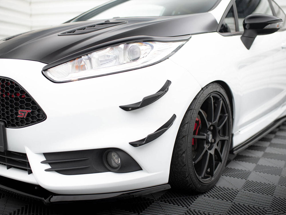 Front Bumper Wings (Canards) compatible with Ford Fiesta ST Mk7 Facelift