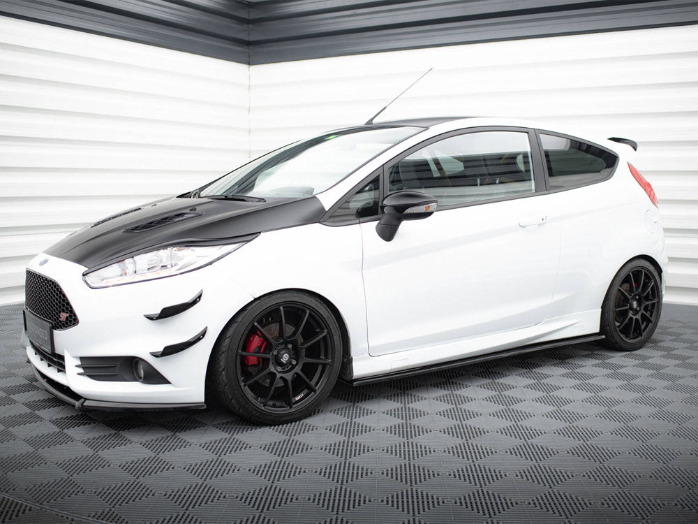 Side Skirts Diffusers compatible with Ford Fiesta Mk7 Facelift ST / Zetec S