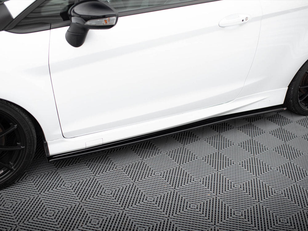 Side Skirts Diffusers compatible with Ford Fiesta Mk7 Facelift ST / Zetec S
