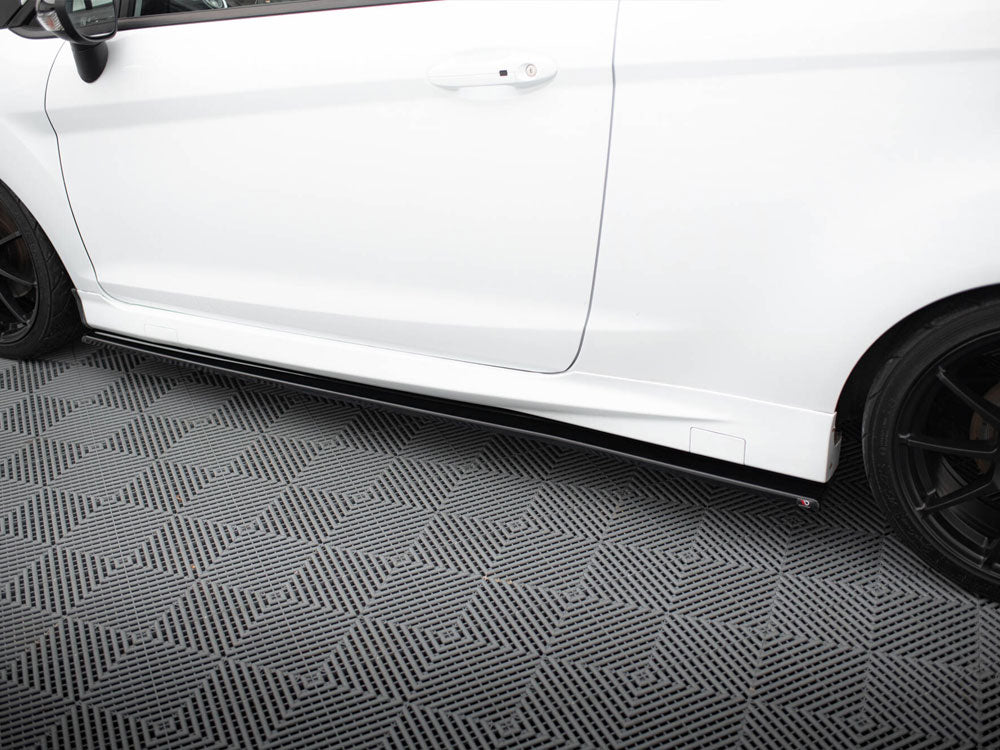 Side Skirts Diffusers compatible with Ford Fiesta Mk7 Facelift ST / Zetec S