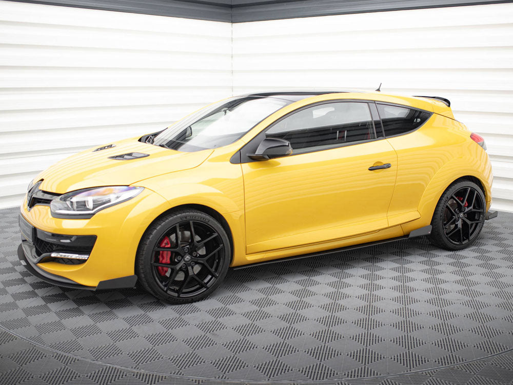Racing Side Skirts Diffusers compatible with Renault Megane Mk3 RS