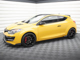 Racing Side Skirts Diffusers compatible with Renault Megane Mk3 RS