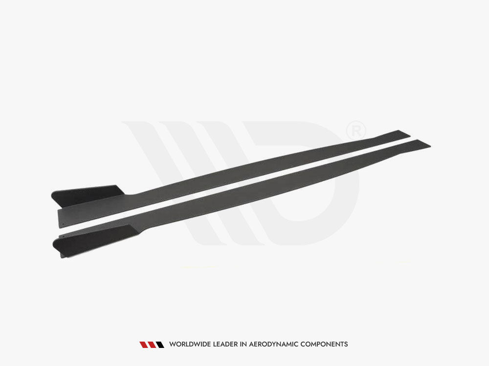Racing Side Skirts Diffusers compatible with Renault Megane Mk3 RS