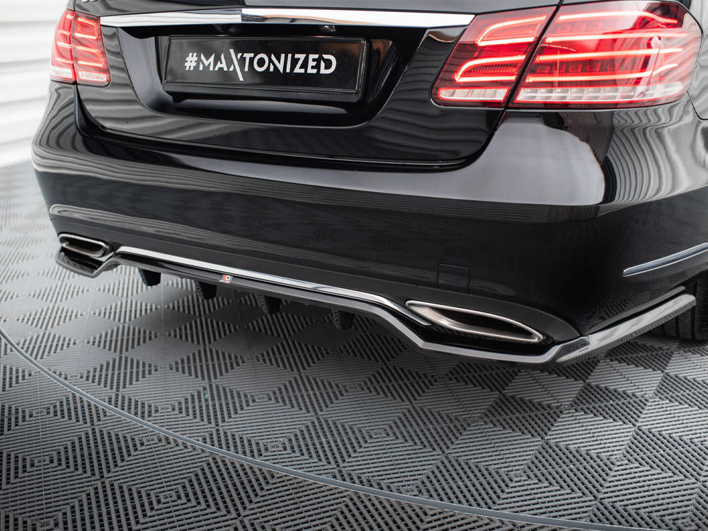 Rear Splitter (Vertical Bars) compatible with Mercedes-Benz E W212 Facelift