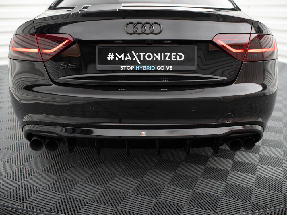 Rear Valance compatible with Audi S5 / A5 S Line Coupe / Cabrio 8T