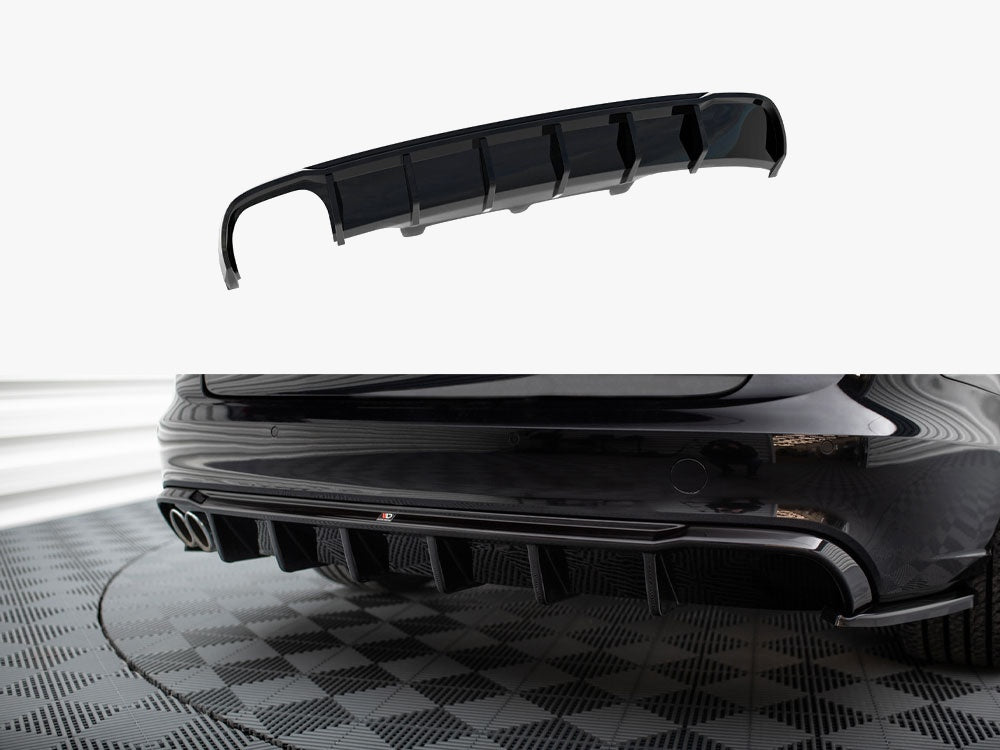 Rear Valance compatible with Audi A6 Sedan / Avant C7 (Single Side dual exhaust Version)